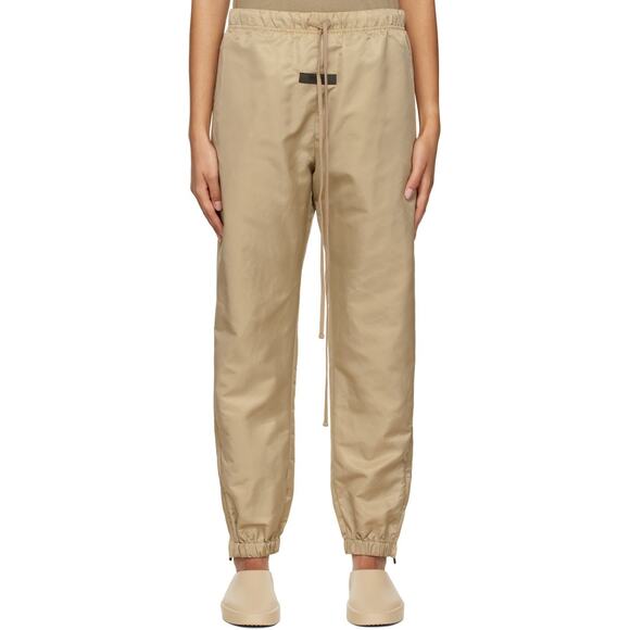 Fear of God Essentials Tan Nylon Track Pants - XS - Picture 1 of 4